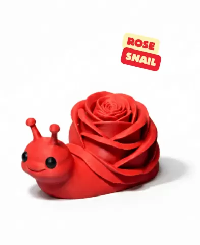 ROSE SNAIL / PERFECT LITTLE GIFT FOR VALENTINES DAY / CUTE HOMEDECOR / MOTHERSDAY GIFT