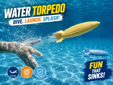 Fillable Water Torpedo – Pool Diving Toy