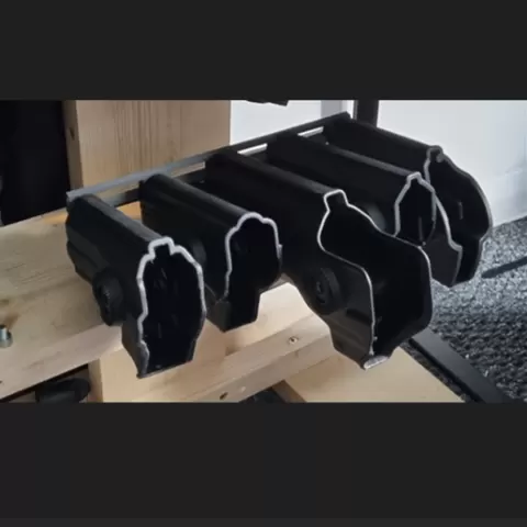 Airsoft Paddle Holster Storage Rack