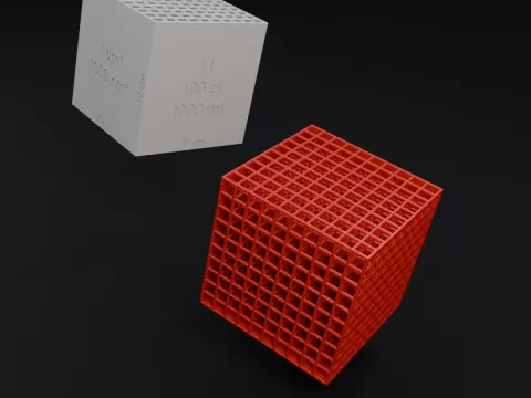 One liter cube