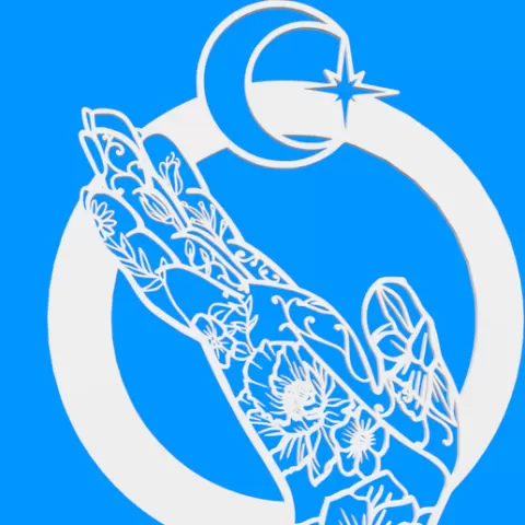 Moon Hand Trellis