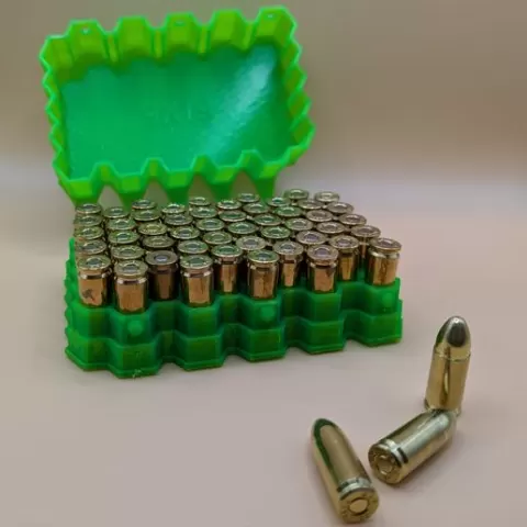 Folding 9mm Ammunition Case