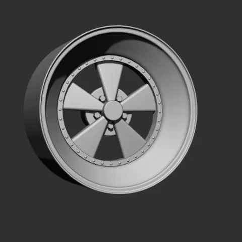 Toy Car Wheel - Resin Printer Model