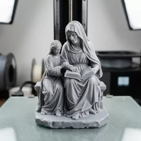 Saint Anne teaching Mary