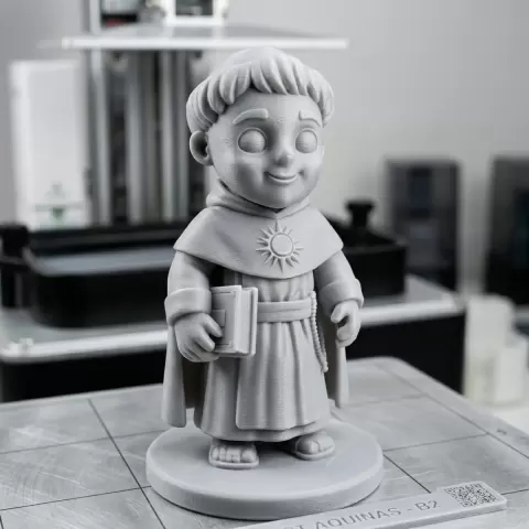Saint Thomas Aquinas Holding Book