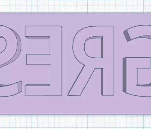 GRES stamp for stoneware clay paste