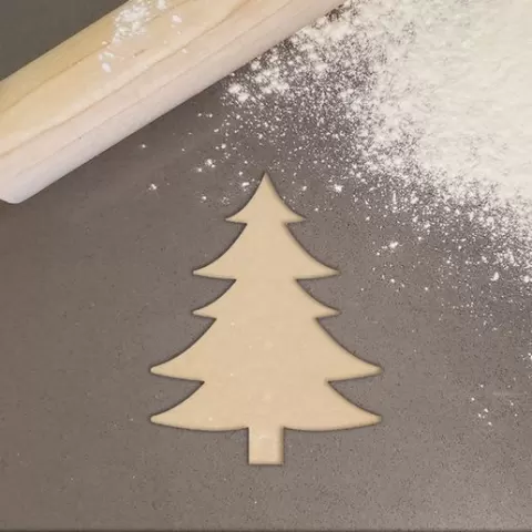 Christmas Tree Silhouette Cookie Cutters Multiple Sizes