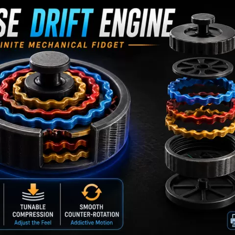 Phase Drift Engine – Mechanical Wave Fidget