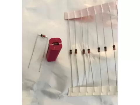 1N4148 diodes bending jig