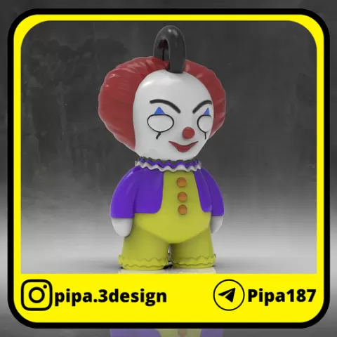 HALLOWEEN KEYCHAIN - IT - PENNYWISE