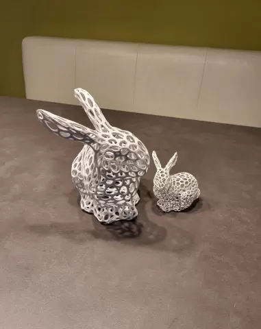 Voronoi Easter Bunny-Rabbit/Osterhase
