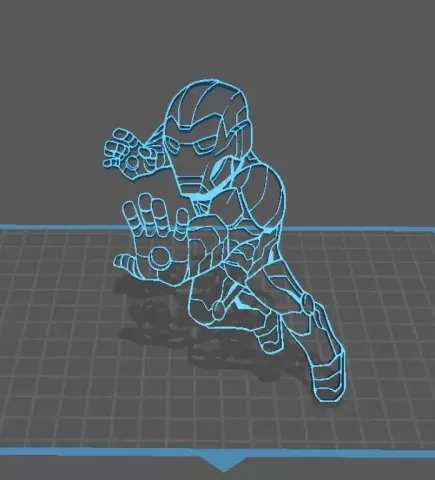 Silhouette Iron Man - Marvel