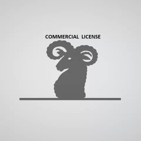 COMMERCIAL LICENSE / GOAT / ANIMAL / PET / FIELD / NATURE / BUSH / KITCHEN / NAPKIN / NAPKIN HOLDER / STAND / HOME / SIGN / GIFT / DECORATION