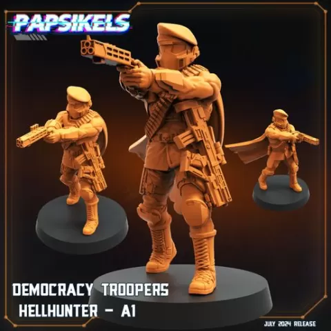 DEMOCRACY TROOPER HELLHUNTERS