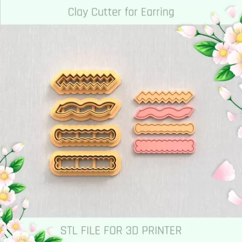 Barrettes Basic Shape Pack A Clay Cutter