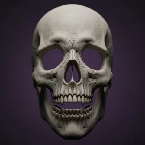 wearable Heavy Duty creepy wearable mask 3D Printable Model STL face for Strong Parts