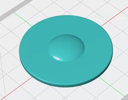 The base for Anna's cosplay brooch from the animated movie "Cold Feast"