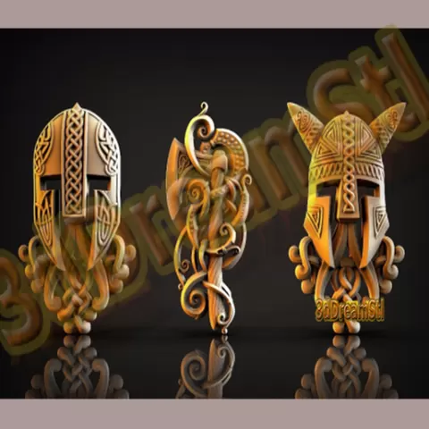 VIKING CELTIC STL model, CNC router engraver, artcam, aspire, cnc files, wood, art, wall decor, CNC