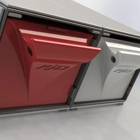 Modular drawer organizer with wide drawer