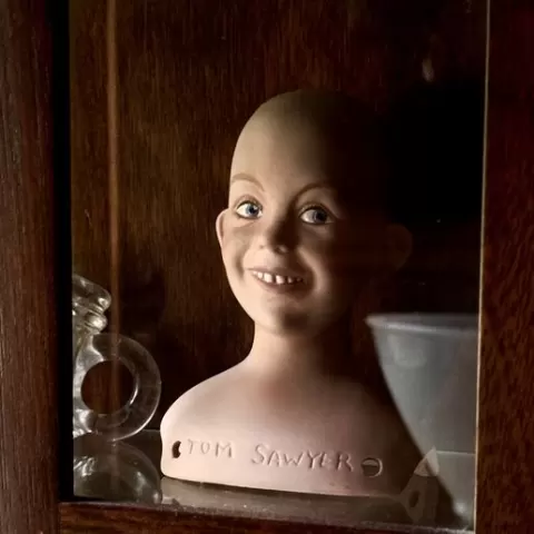 Terrifying Doll Head "Tom Sawyer"