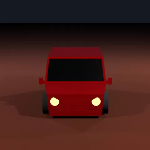 Low poly car
