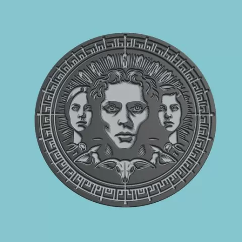 The Silence of the Lambs Movie Medallion The Silence of the Lambs 3d Model Stl Obj