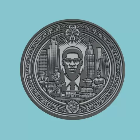 City of God Movie Medallion City of God 3d Model Stl Obj