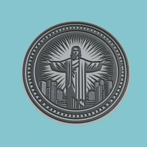 City of God Movie Medallion City of God 3d Model Stl Obj