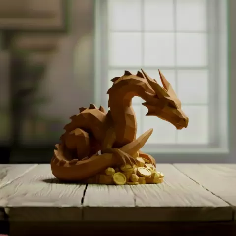 dragon lowpoly