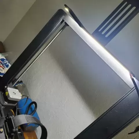 V3 SE Filament Guide and Light Mount