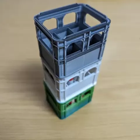 Actually Stackable Batteries Beer Crate