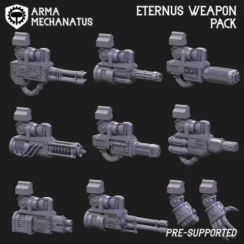ETERNUS WEAPON PACK by Arma Mechanatus