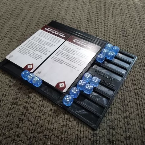 Tabletop Battle Tracker Tray
