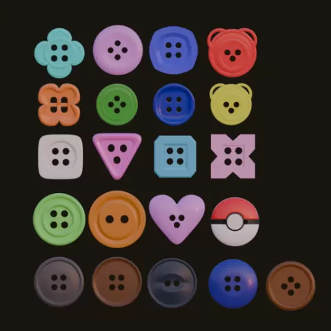 Children's sack button - Collection X 8 + 6