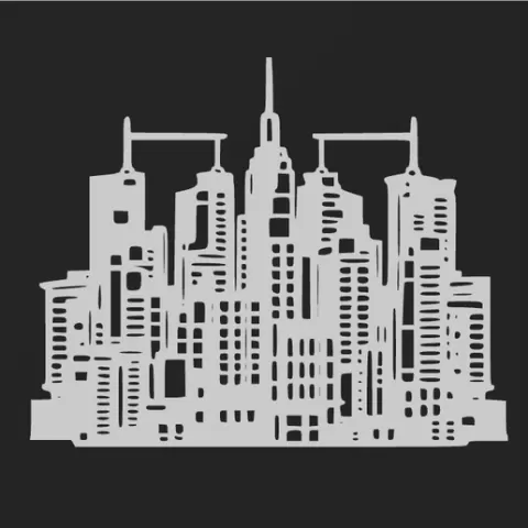 Modern 3D Wall Art: Exclusive 2D Decor Collection