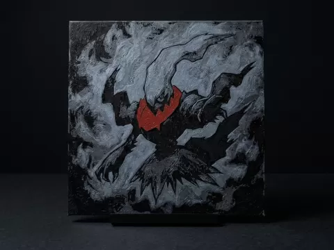 Darkrai 3 Colour - Hueforge Wall Art