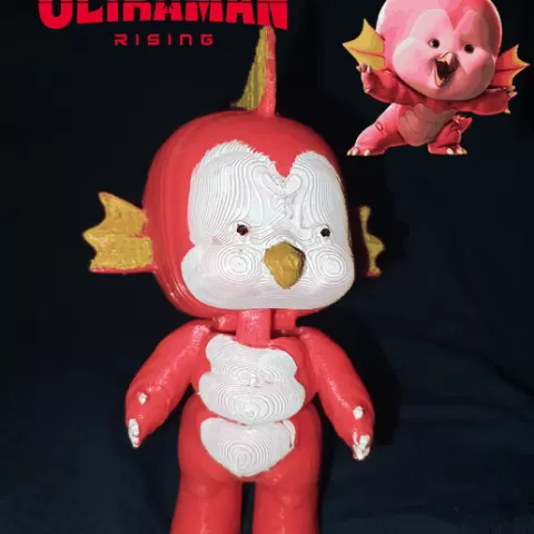 Articulated Emi (エミ) [baby of Gigantron kaiju of Ultraman, Rising]