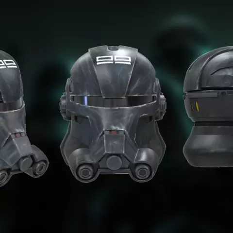 Clone Force 99 Echo Full Size Helmet 3D print model 3D print model