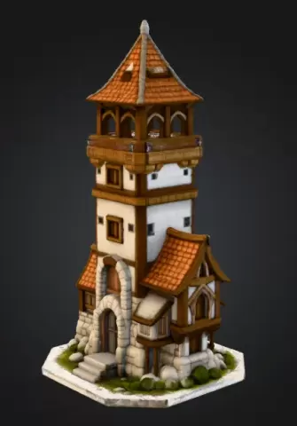 Watchtower Keep KF2 - Medieval Fantasy RPG Terrain - Workshop3D