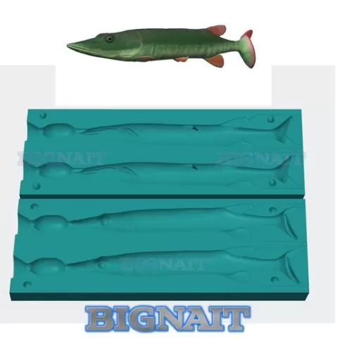 BIGNAIT: Pike Spinner Mold #bgt