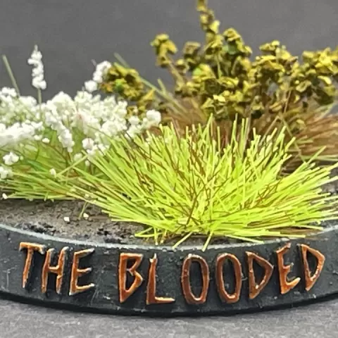 Death Squad Blooded name plate builder by Tagmybase.com