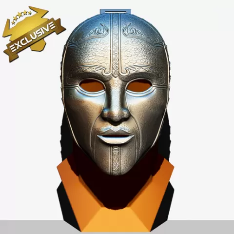 Silver Medieval Mask | Robulltec