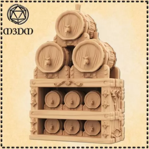 Brewery Bar with Kegs