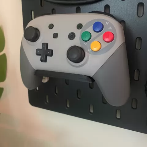 IKEA Skadis - Nintendo Switch Pro Controller Pegboard Mount