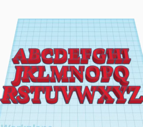 uppercase letters