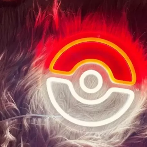 Pokebola neon led