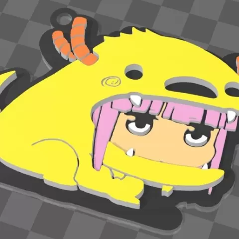 multicolor keychain Kanna kamuy