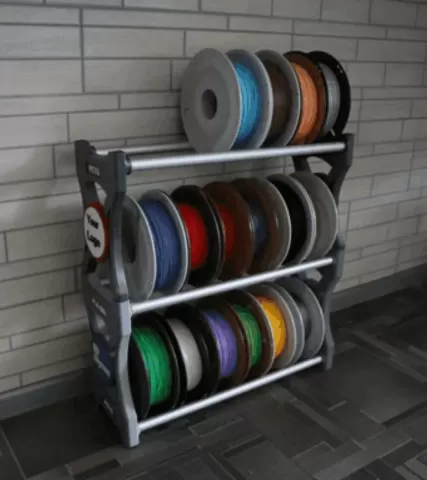 strength and multistory modular spool rack