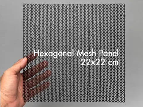 Hexagonal Mesh Panel | Easy 3D Print