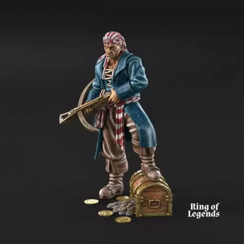 Black Bay Bucaneer Captain | Bucaneers of the Black Bay | Ring of Legends by Davale Games ©